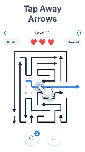Rompecabezas de flechas - Juego de tocar